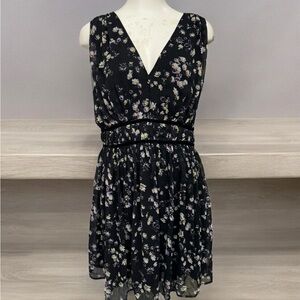 Floral V-Neck Dress